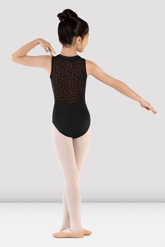 Girls Mirella Majesty Zip Front Leotard