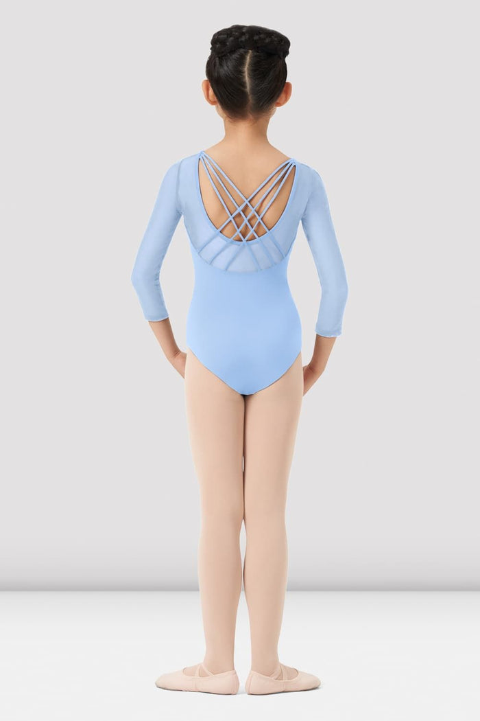 Girls Mirella Paisley 3/4 Sleeve Leotard - BLOCH EU