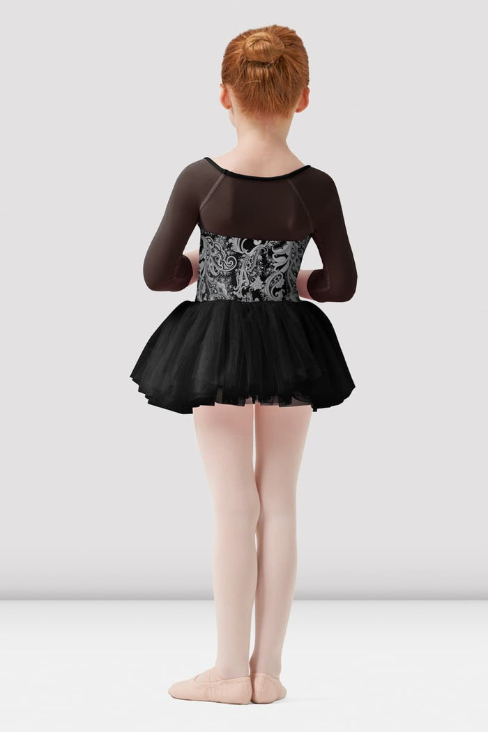 Girls Mirella Paisley 3/4 Sleeve Tutu Dress - BLOCH EU