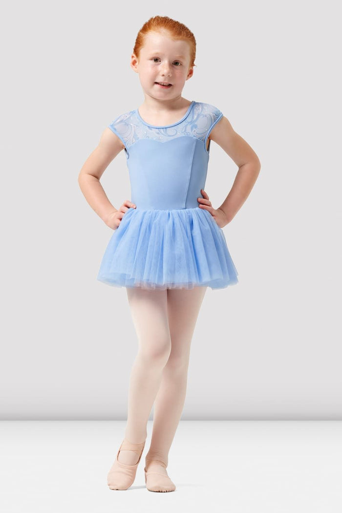 Girls Mirella Paisley Cap Sleeve Tutu Dress - BLOCH EU