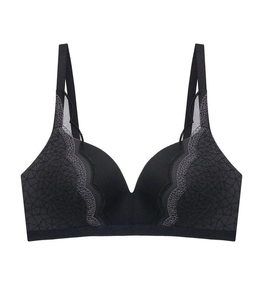 GLOW NON WIRED PADDED BRA - BLACK