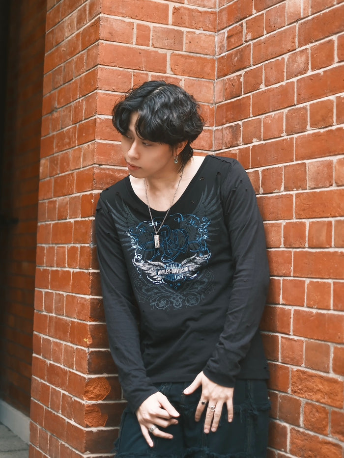 Harley Davidson Remake Unisex Long Sleeve Tee