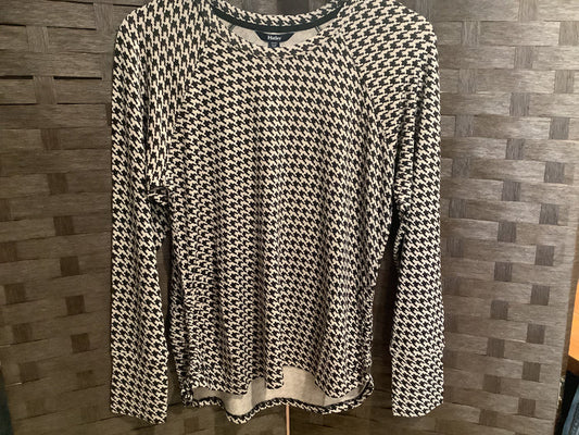 HATLEY CHANTEL PULLOVER HOUNDSTOOTH