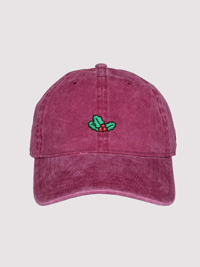 Holly Dad Hat - Burgundy - Millie + Moose