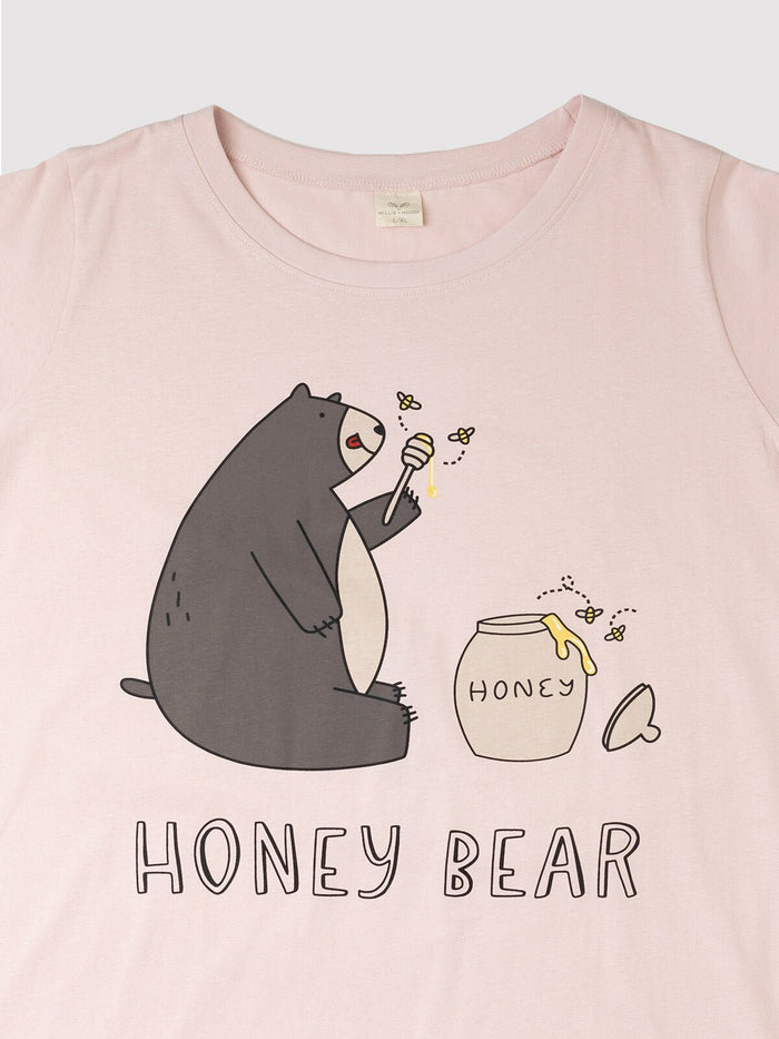 Honey Bear — Ladies Nightshirt - Millie + Moose
