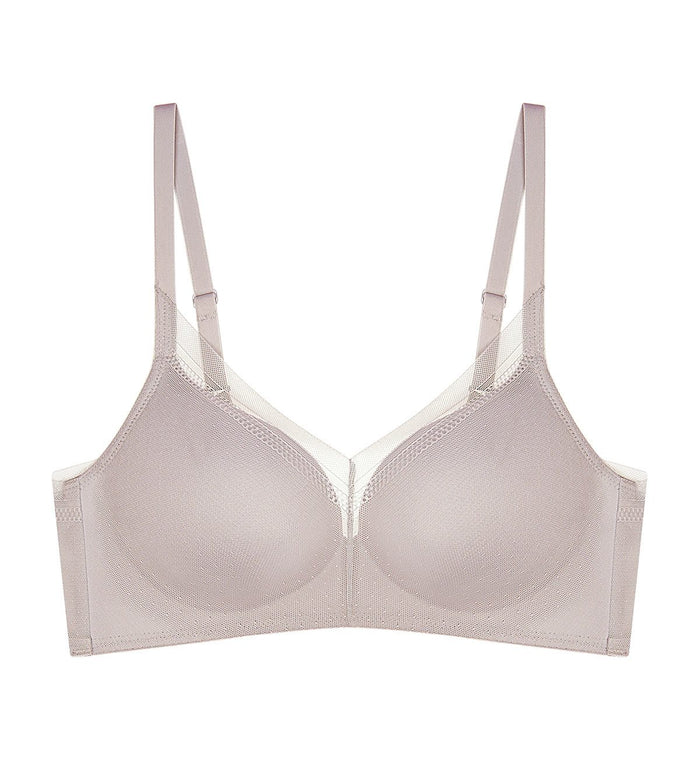INVISIBLE INSIDE-OUT DELICATE NON WIRED PADDED BRA - ASHES OF ROSES