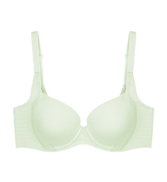 INVISIBLE INSIDE-OUT DELICATE WIRED PADDED BRA - NOSTALGIC GREEN