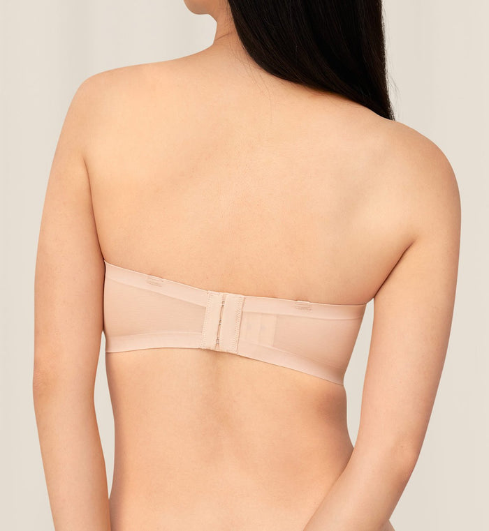 Invisible Inside-Out Non-Wired Detachable Push Up Bra - NATURAL SKIN