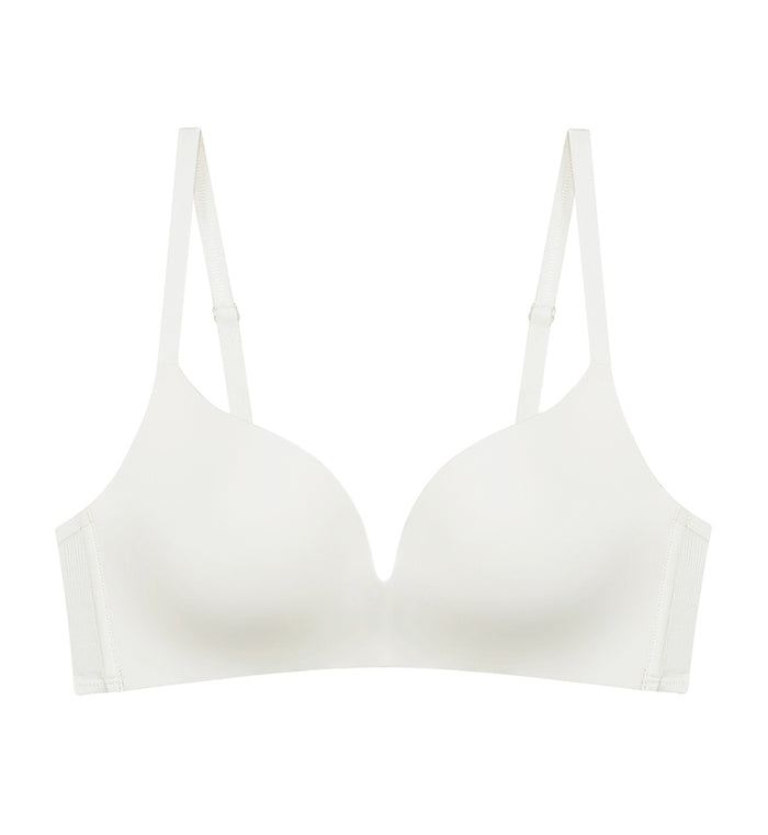 INVISIBLE INSIDE-OUT NON-WIRED PADDED BRA - VANILLE