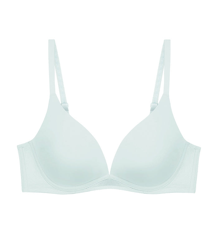 Invisible Inside-Out Non-Wired Push Up Deep V Bra - FOREST FROST
