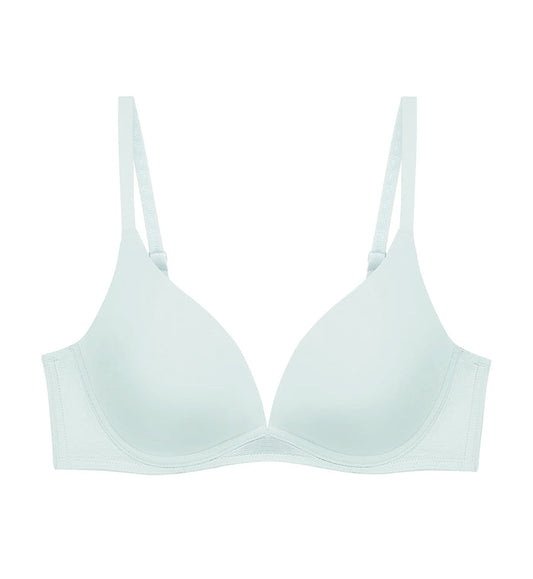 Invisible Inside-Out Non-Wired Push Up Deep V Bra - FOREST FROST