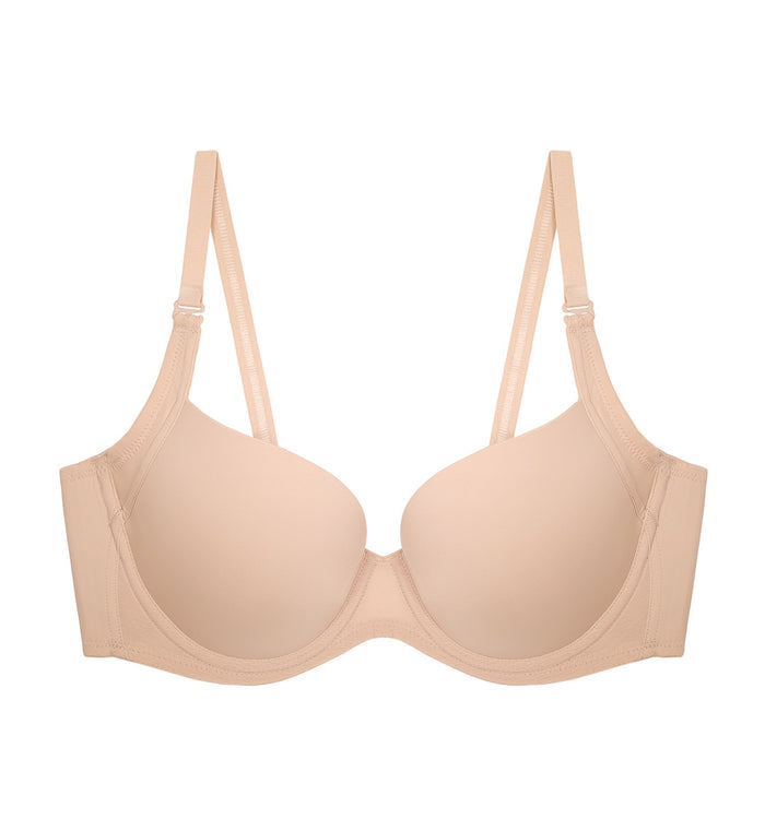 INVISIBLE INSIDE-OUT WIRED PADDED BRA - NATURAL SKIN