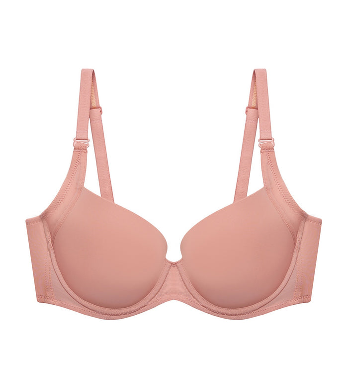 Invisible Inside-Out Wired Padded Bra - GOLDEN CARAMEL