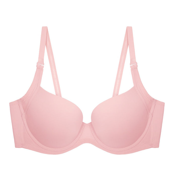 Invisible Inside-Out Wired Padded Bra - OLD PINK