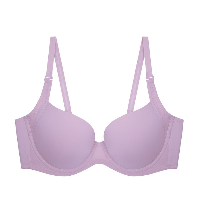 INVISIBLE INSIDE-OUT WIRED PADDED BRA - LAVENDER MIST