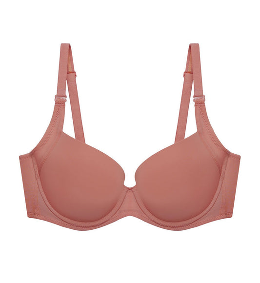 Invisible Inside-Out Wired Padded Bra - CAPPUCCINO
