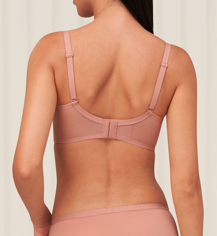 Invisible Inside-Out Wired Padded Bra - GOLDEN CARAMEL