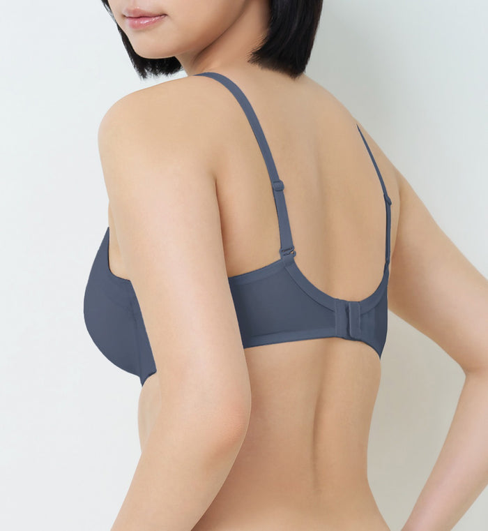 Invisible Inside-Out Wired Padded Bra - INDIGO VEIL