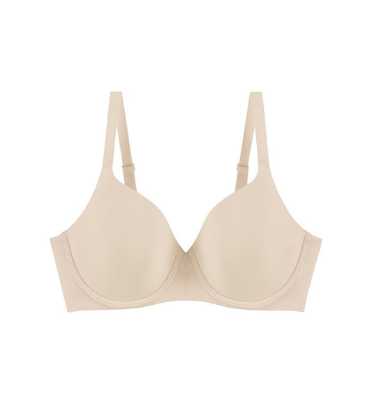INVISIBLE INSIDE-OUT WIRED PADDED D+ BRA - NATURAL SKIN