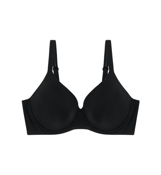 Invisible Inside-Out Wired Padded D+ Bra - BLACK