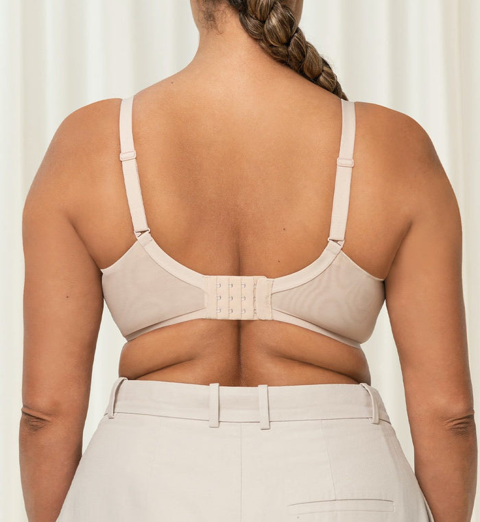 INVISIBLE INSIDE-OUT WIRED PADDED D+ BRA - NATURAL SKIN