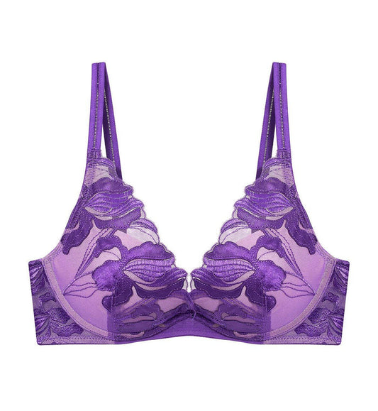 IRIS NON WIRED PUSH UP DEEP V BRA - PURPLE HAZE