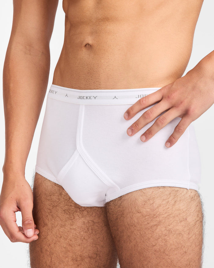 Jockey Men's Classic Y Front Brief 3 Pack