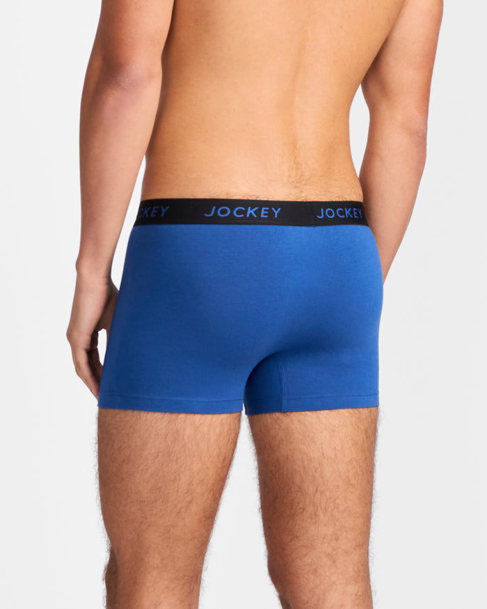 Jockey Men's Comfort Classics Stripe Trunk 3pk