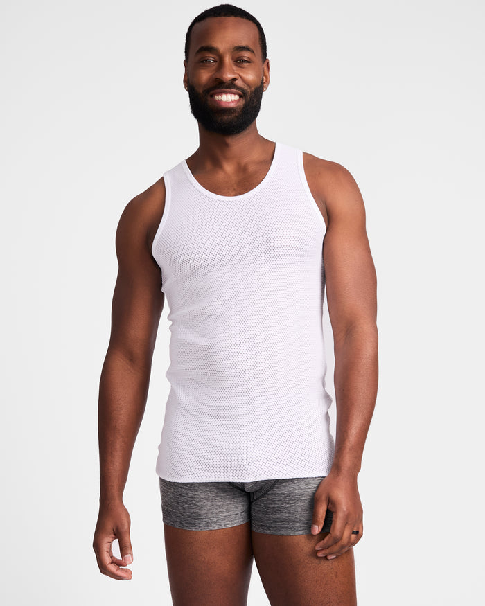 Jockey Men's Eyelet Singlet
