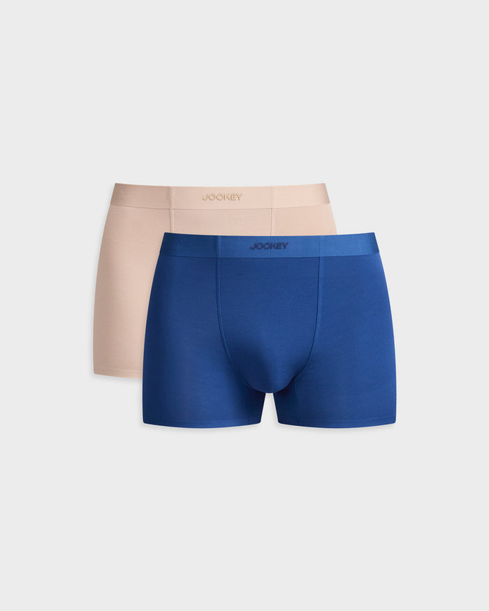 Jockey Men's Invisible Luxe Trunk 2 Pack