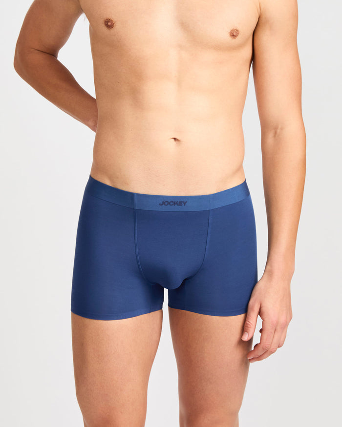 Jockey Men's Invisible Luxe Trunk 2 Pack