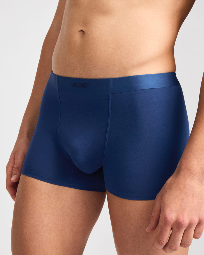 Jockey Men's Invisible Luxe Trunk 2 Pack
