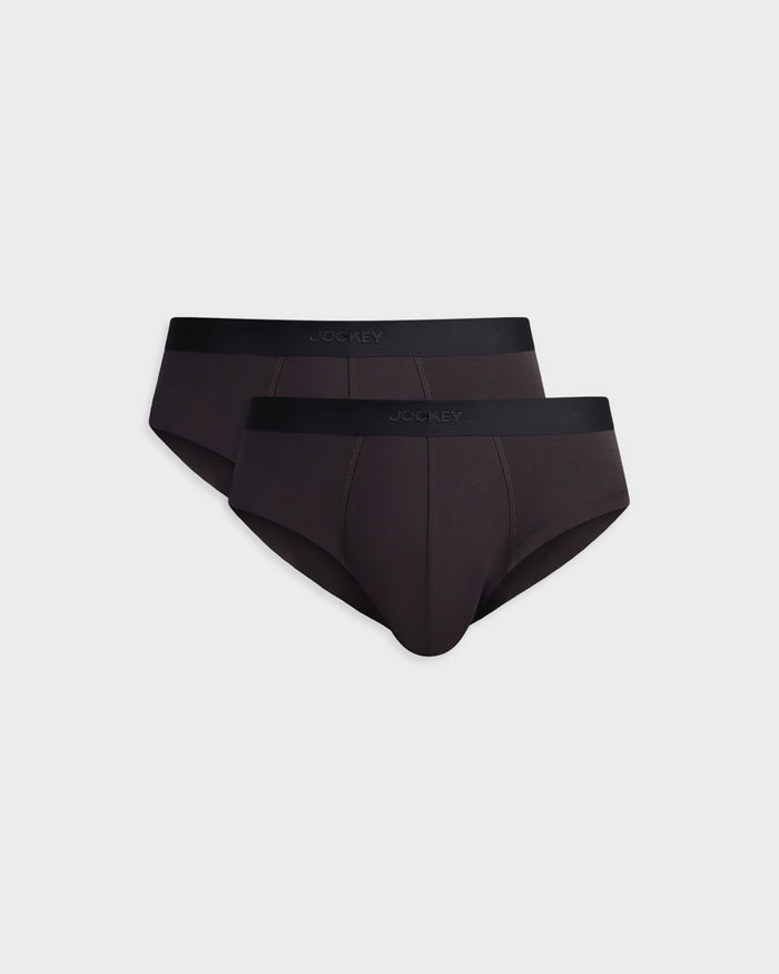 Jockey Men's Modal Invisible Luxe Brief 2pk