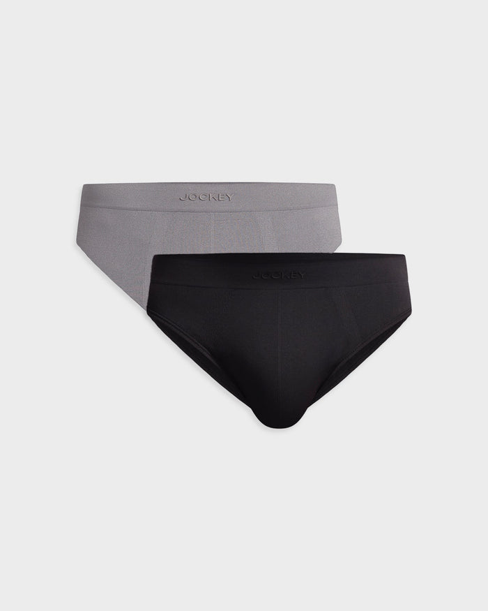 Jockey Men's Seamfree Brief 2pk