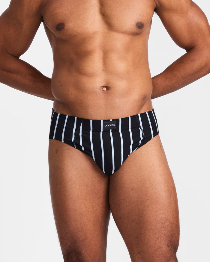 Jockey Men's Sport Stripe Brief