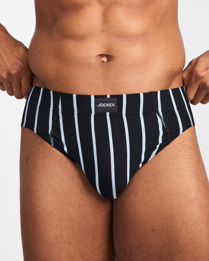 Jockey Men's Sport Stripe Brief