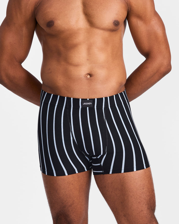 Jockey Men's Sport Stripe Midway Trunk