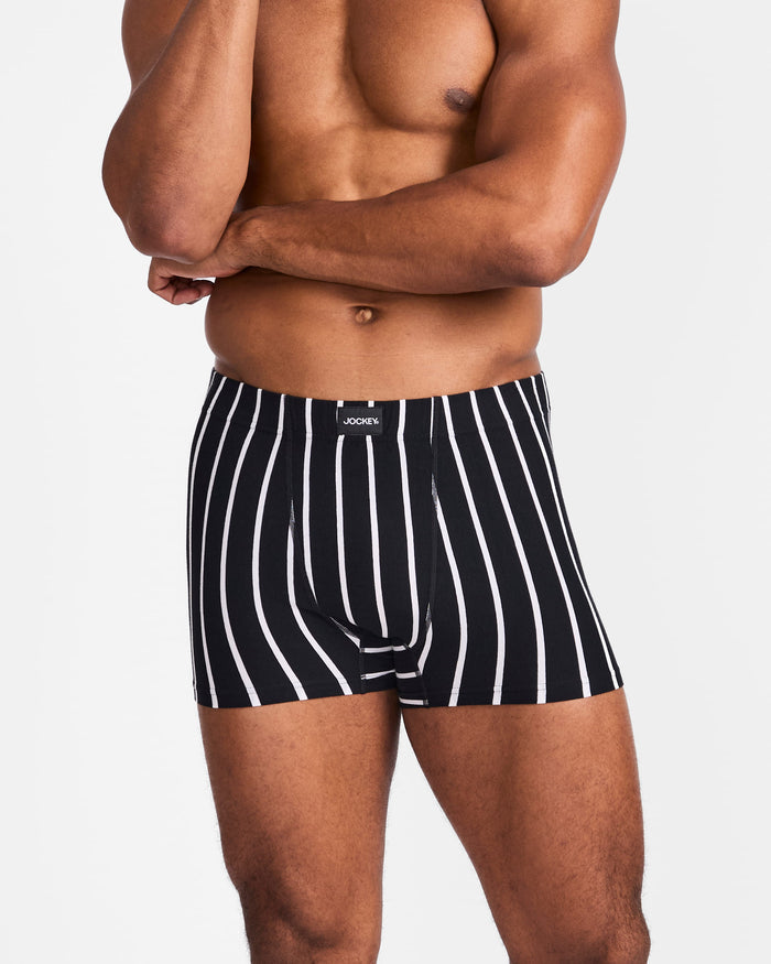 Jockey Men's Sport Stripe Midway Trunk