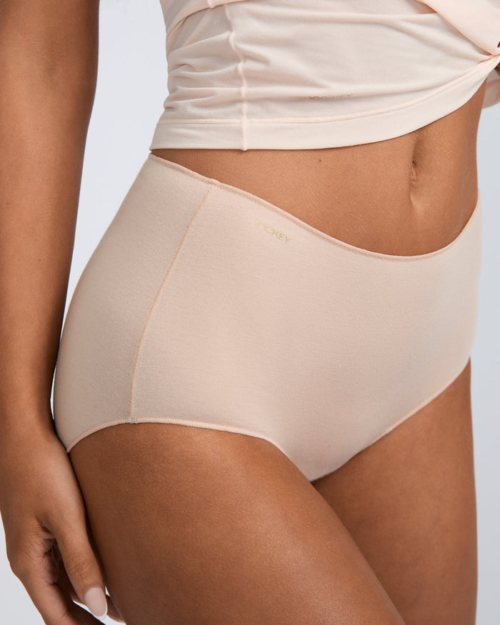 Jockey Women's Bamboo Full Brief No Panty Line Promise - Dusk