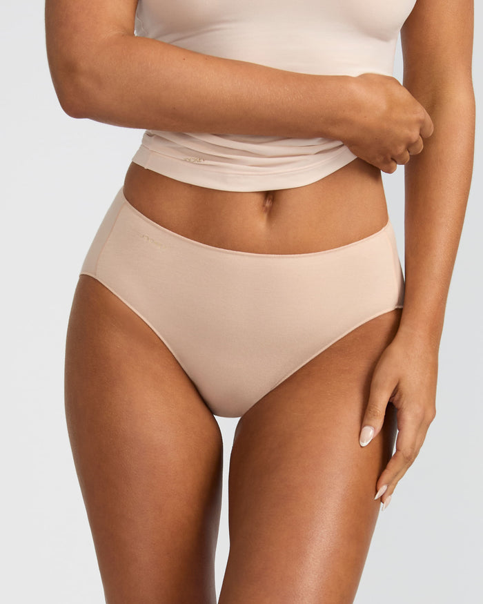 Jockey Women's Bamboo Hi Cut Brief No Panty Line Promise - Dusk