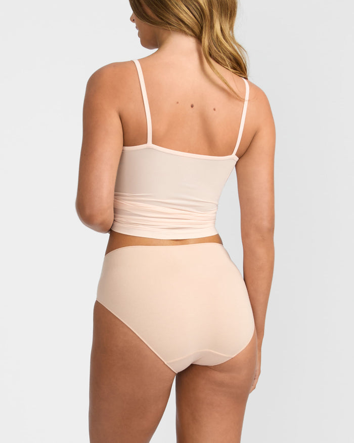 Jockey Women's Bamboo Hi Cut Brief No Panty Line Promise - Dusk