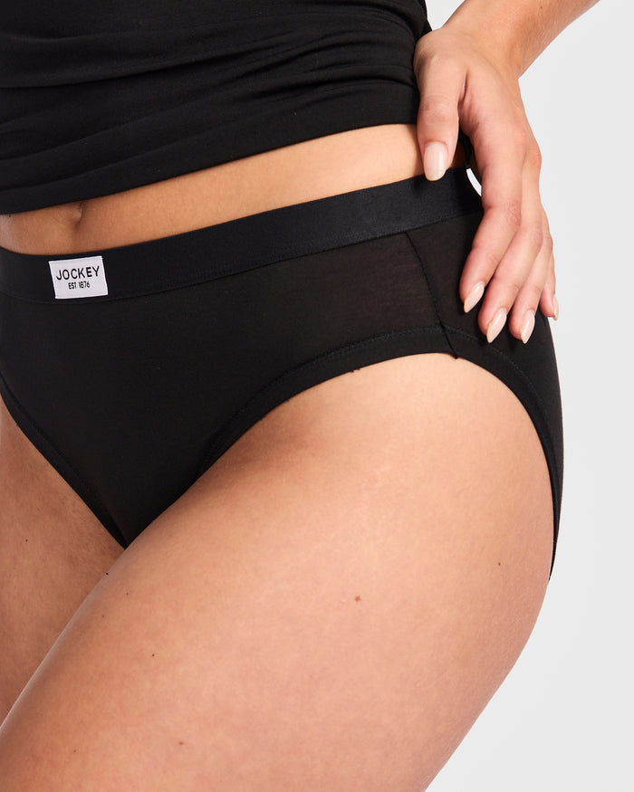 Jockey Women’s Comfort Classics Bamboo Hi Cut Brief