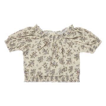 Julie Lavender Floral Blouse