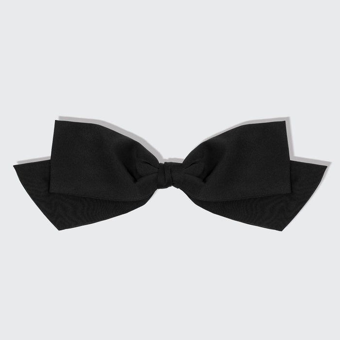 KITSCH Recycled Fabric Bow Hair Clip 1pc- Black