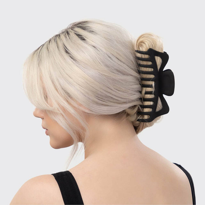 KITSCH Recycled Plastic Jumbo Classic Claw Clips 2pc - Black & Tort