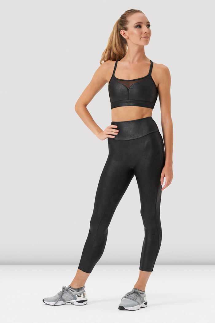 Ladies Adele Full Length Leather Look Leggings - BLOCH EU