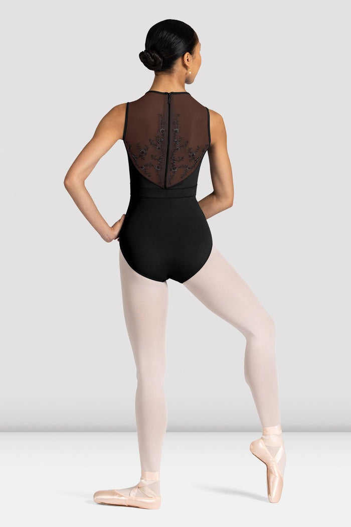 Ladies Alyssa Floral Zip Back Leotard - BLOCH EU