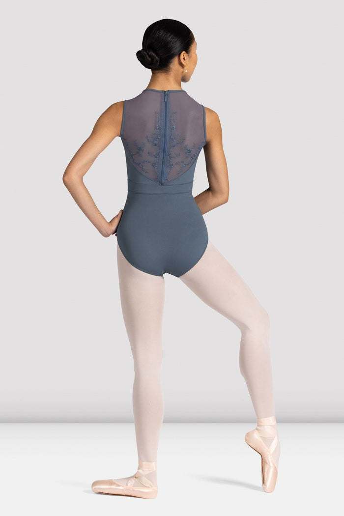 Ladies Alyssa Floral Zip Back Leotard - BLOCH EU