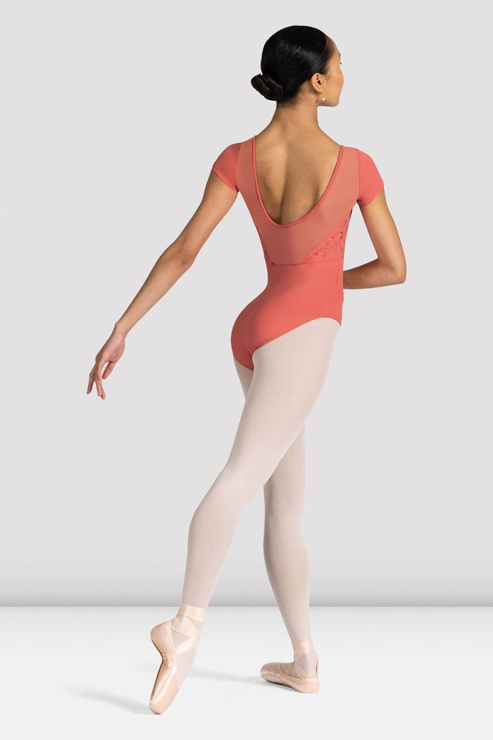 Ladies Aster Floral Cap Sleeve Leotard - BLOCH EU
