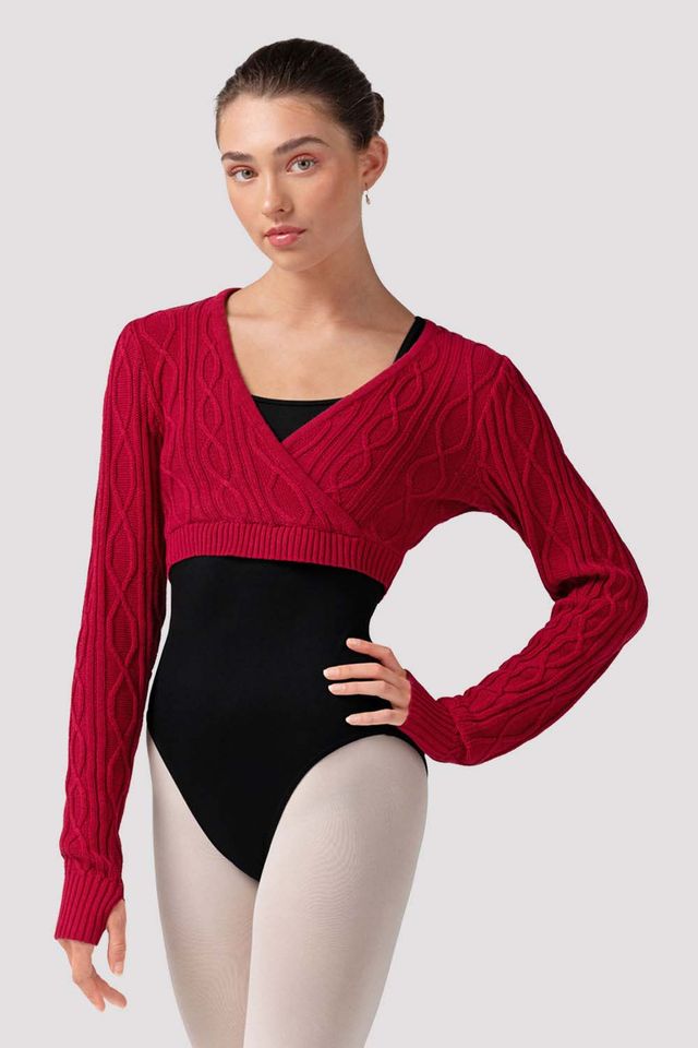 Ladies Atiyah Long Sleeve Wrap Top